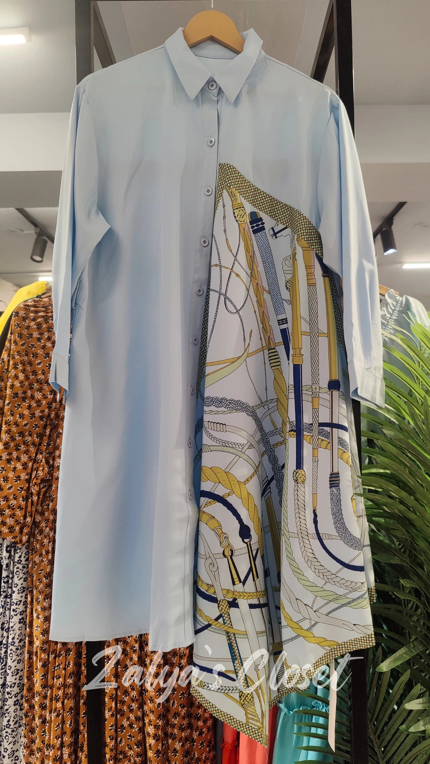 Asymmetric Long Shirt Imported image 21