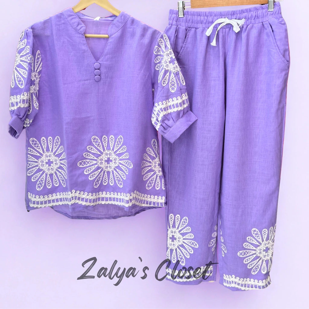 Cropped Pant and Top Co-ord Set image 13