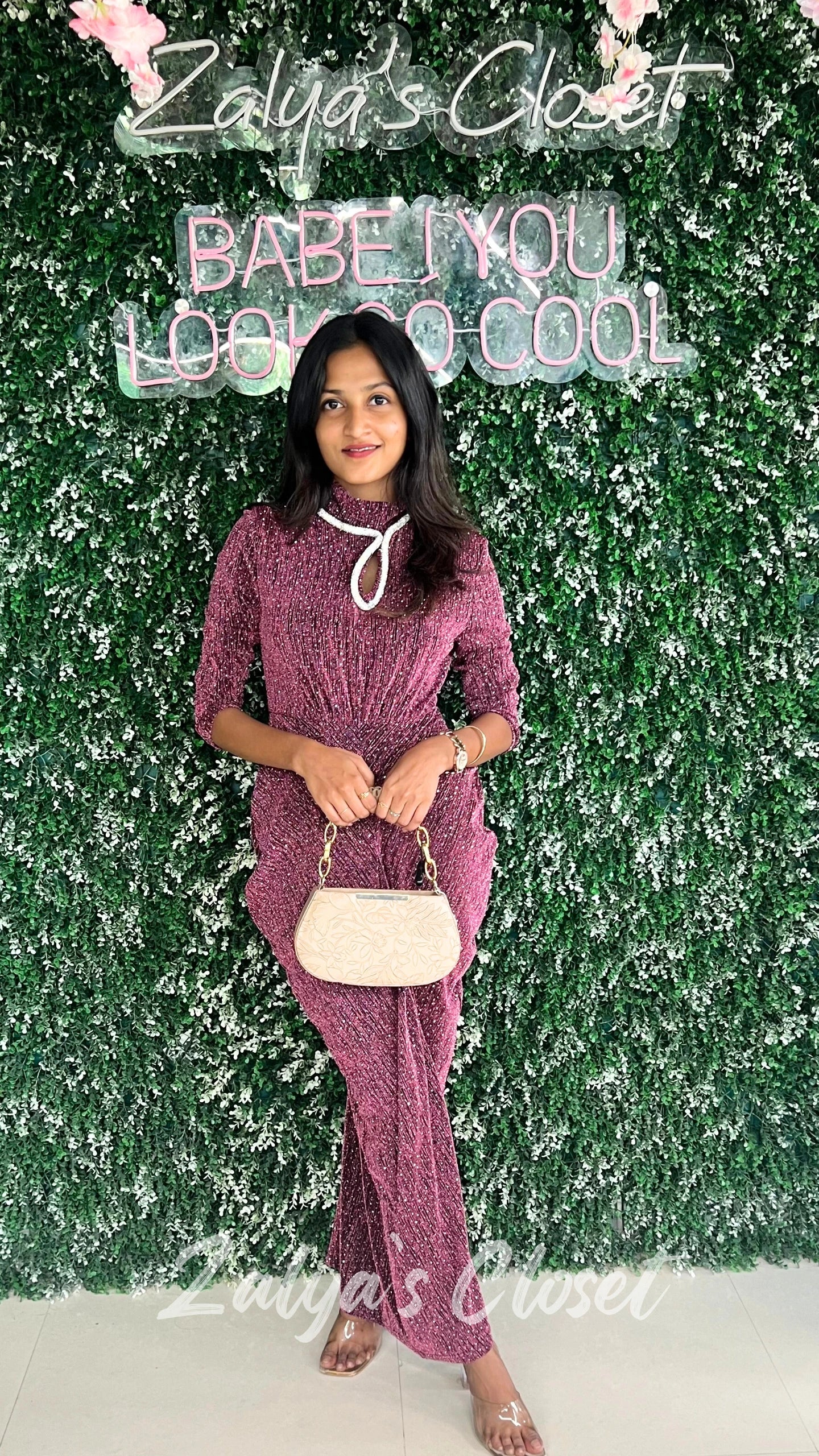 Imported Keyhole Design Dress image 4