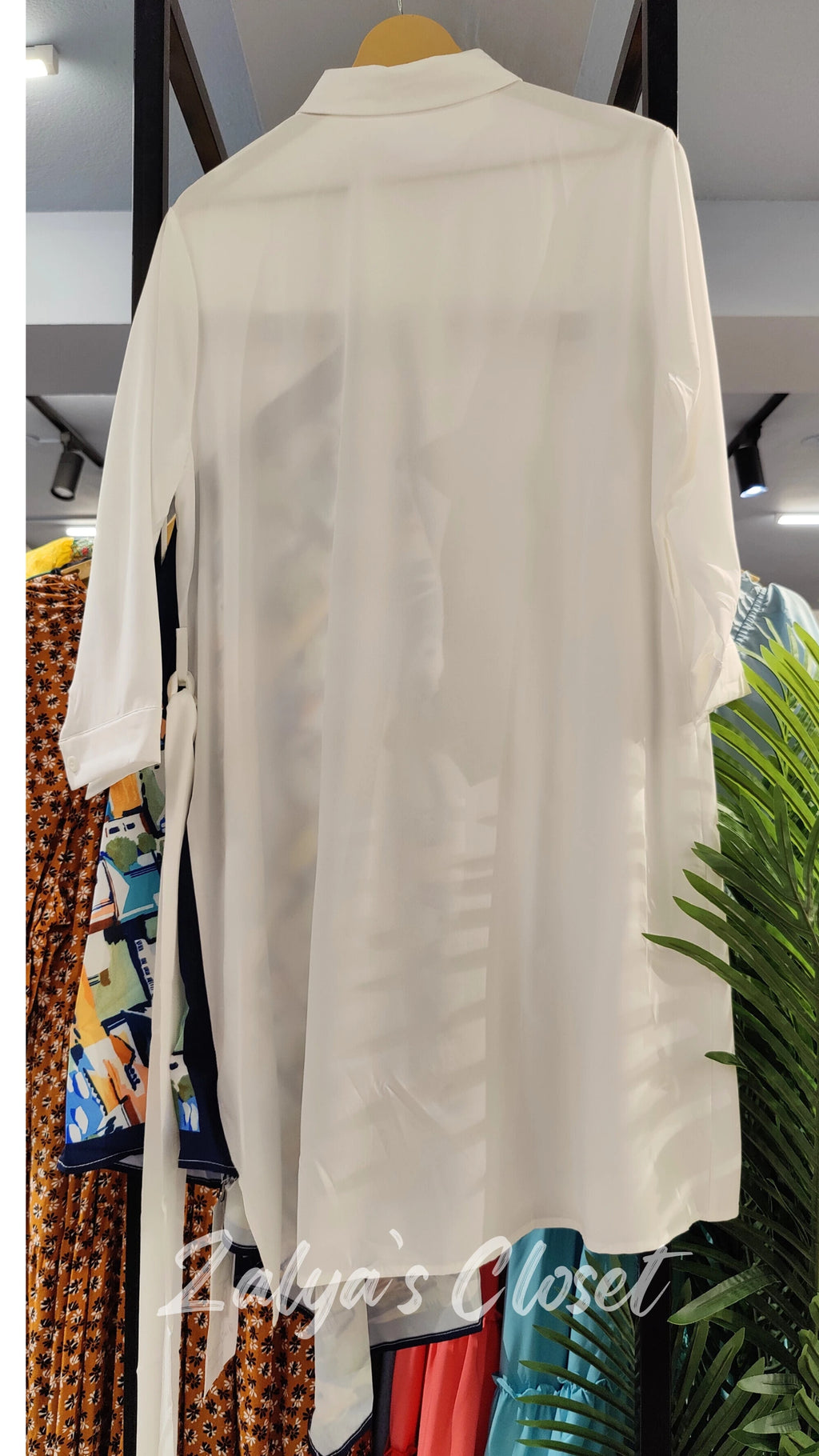 Asymmetric Long Shirt Imported image 7