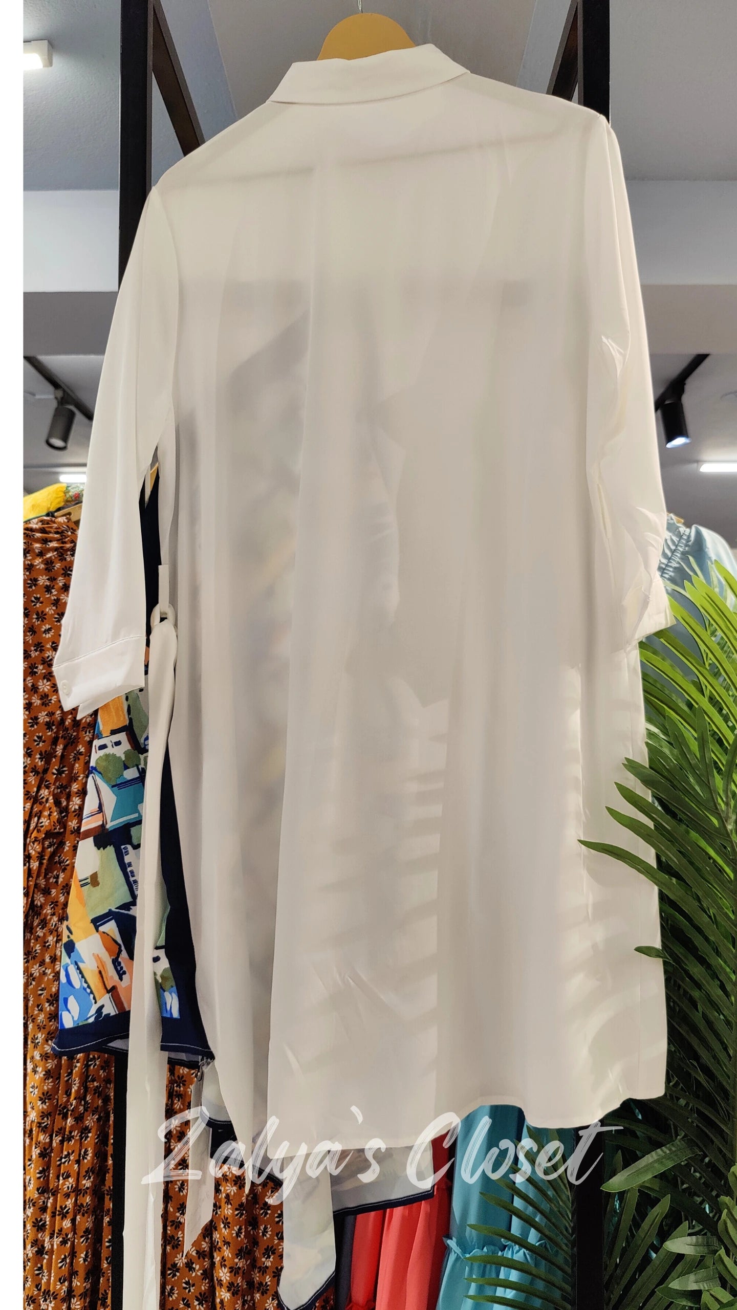 Asymmetric Long Shirt Imported image 7