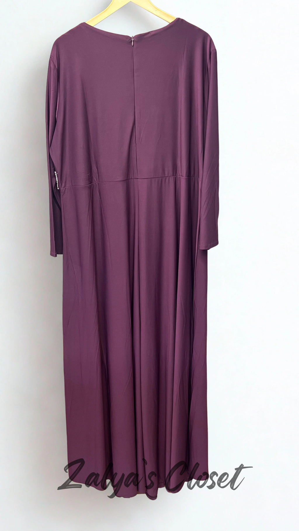 Side Stone work Party Wear Long Dress image 4