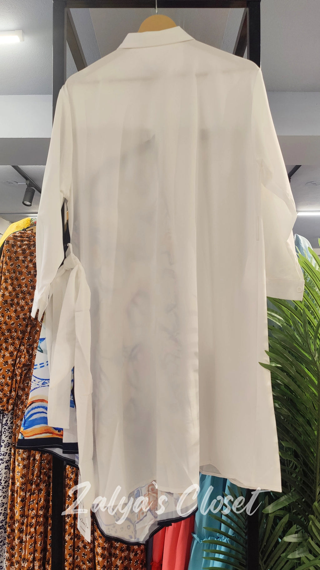 Asymmetric Long Shirt Imported image 2