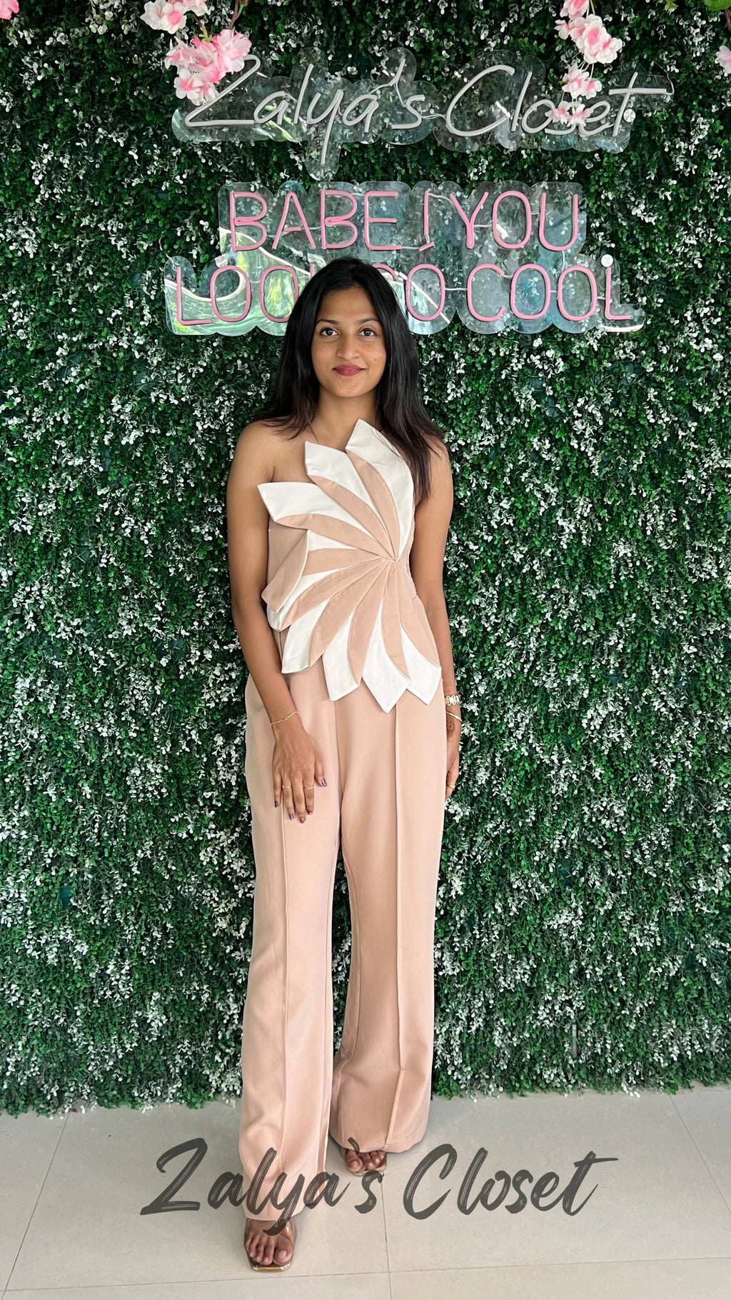 Imported Flower Designer Jumpsuit image 2