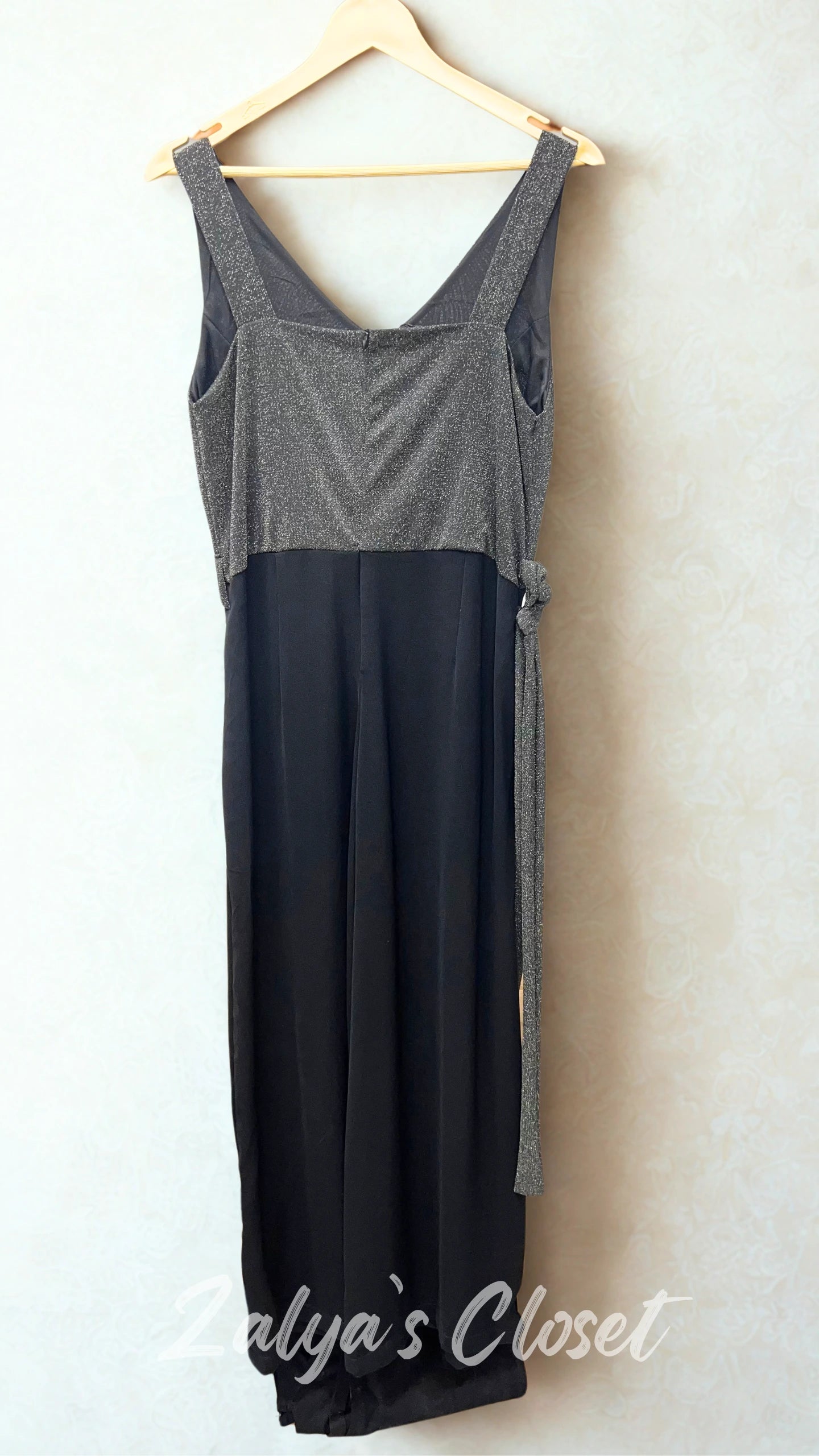 Party Wear Half Shimmer Jumpsuit image 16
