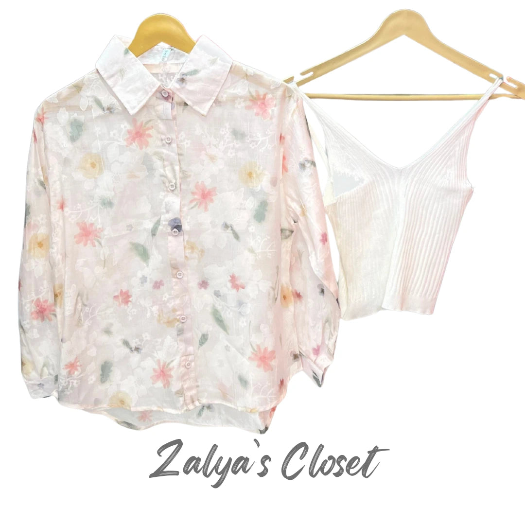 Shirt with Inner Set - Pink image