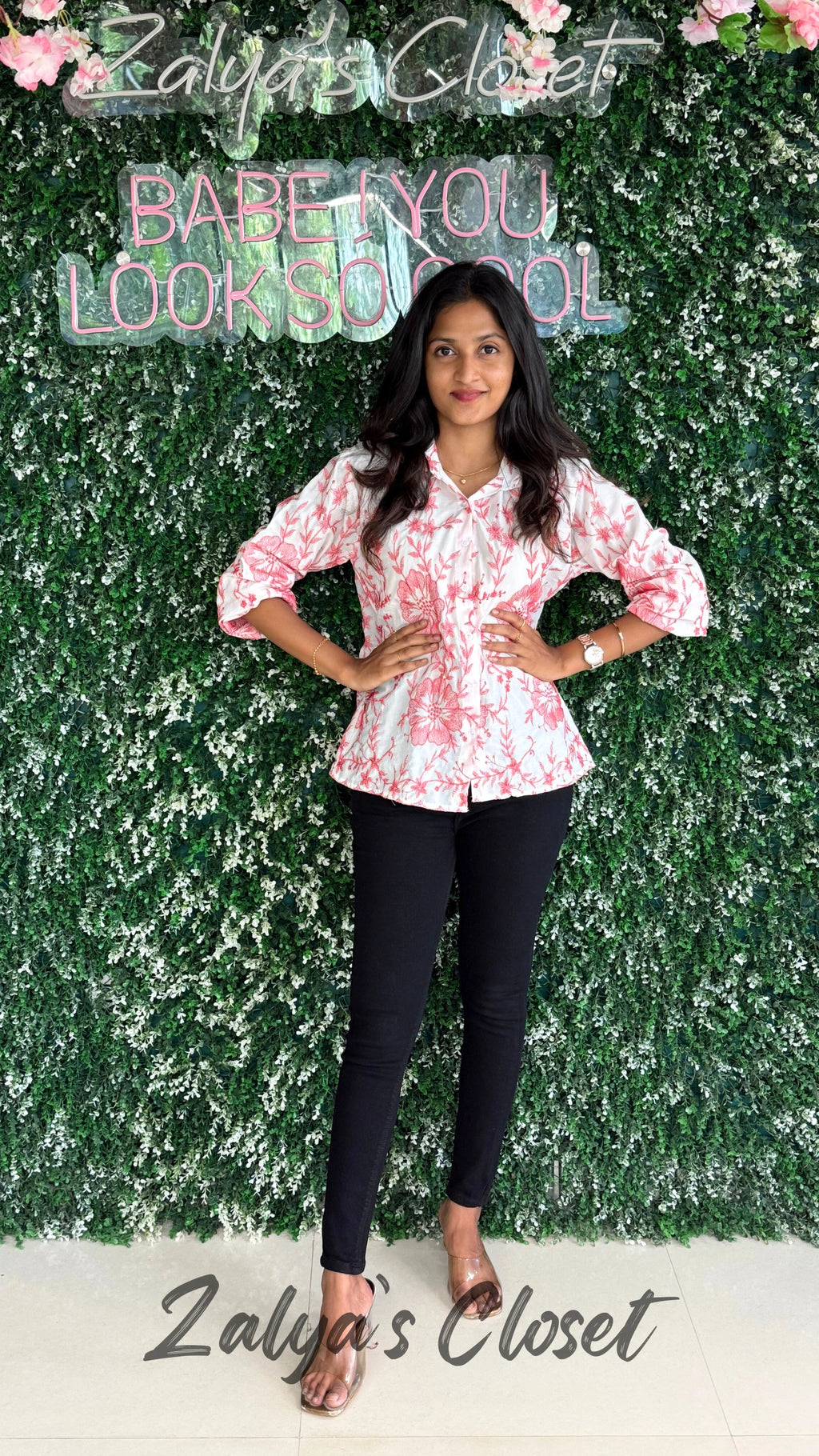 Flower Embroidered Tops image 13