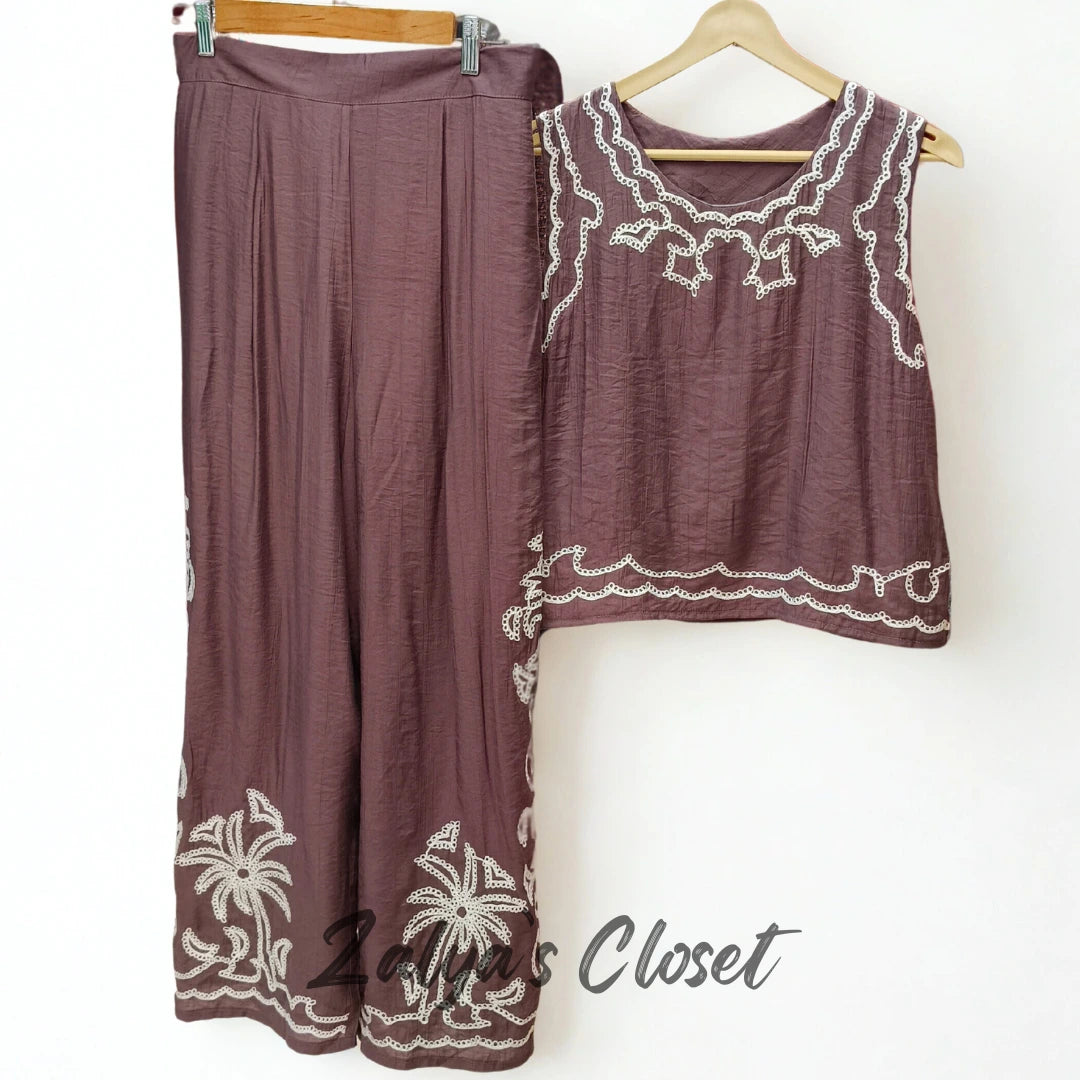 Embroidered Co-ord Set image 5