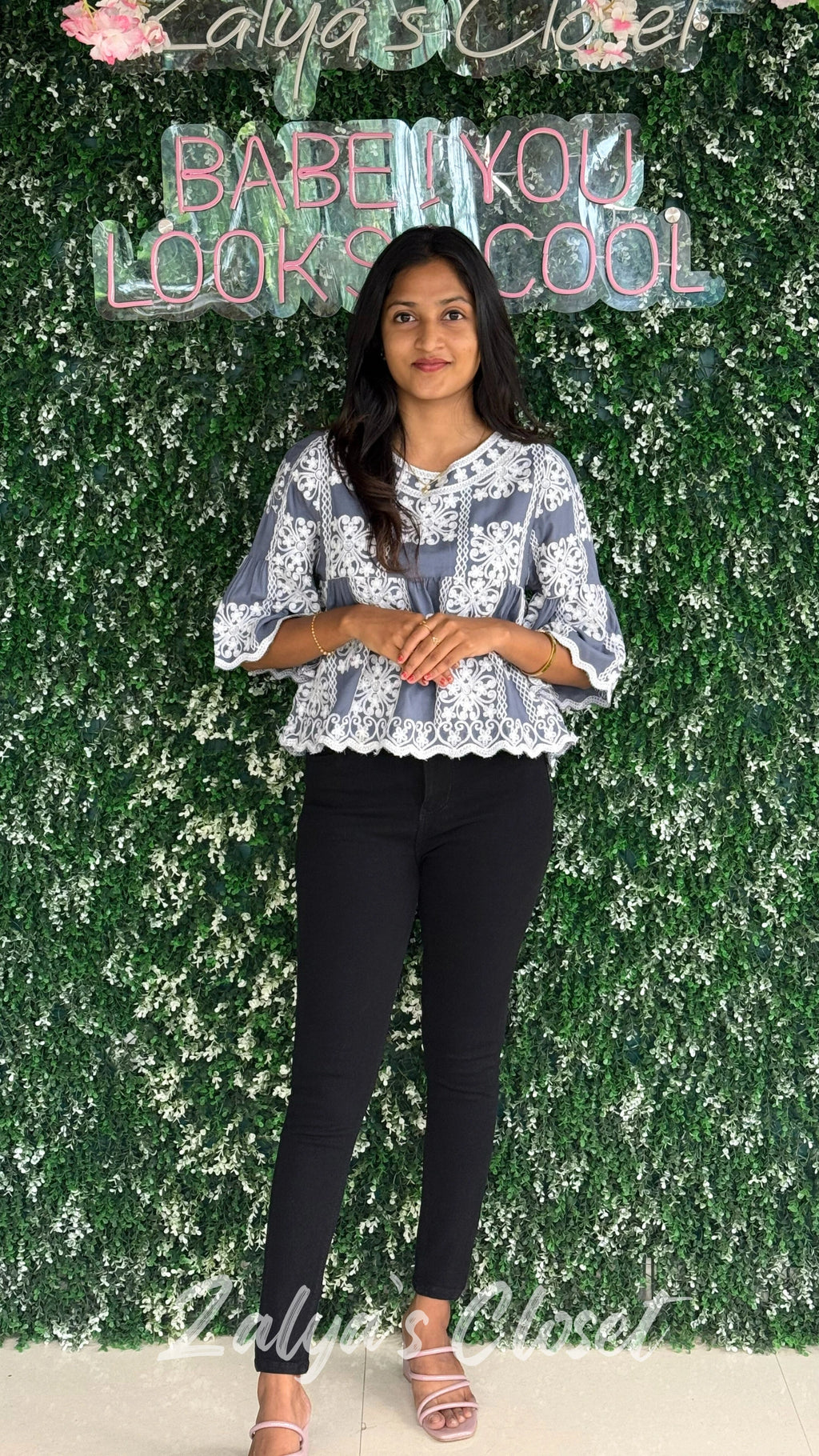 Top with Embroidered Detailing image 11