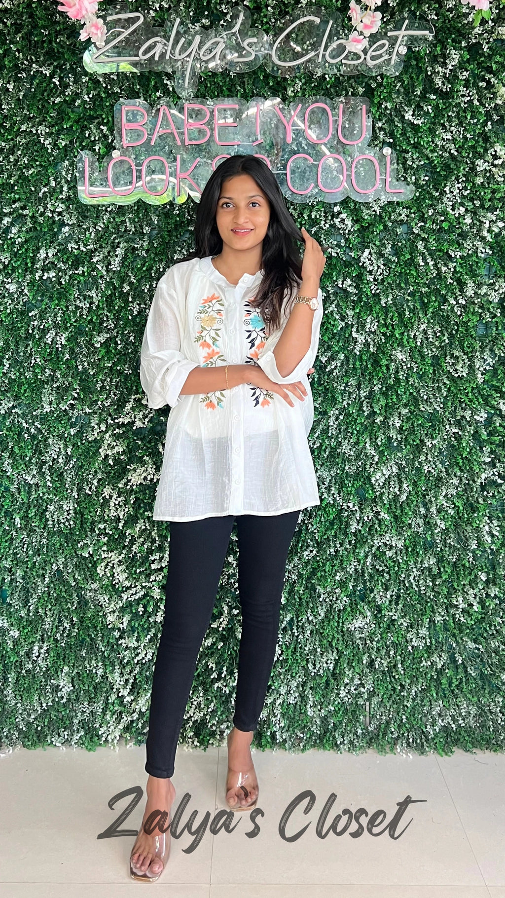 Embroidered Tops Plus Size image 6