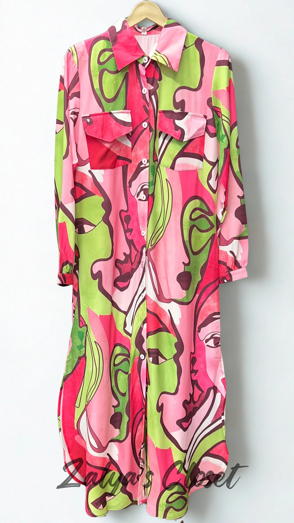 Funky Printed Shirt Dress image 5