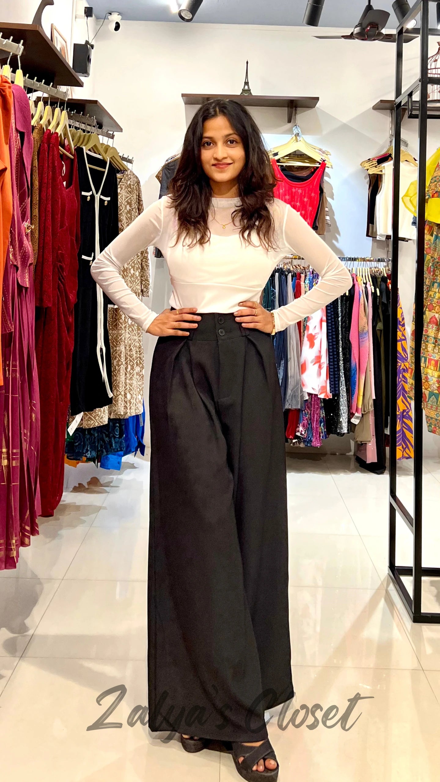 Padded Printed Cropped Tops image 13