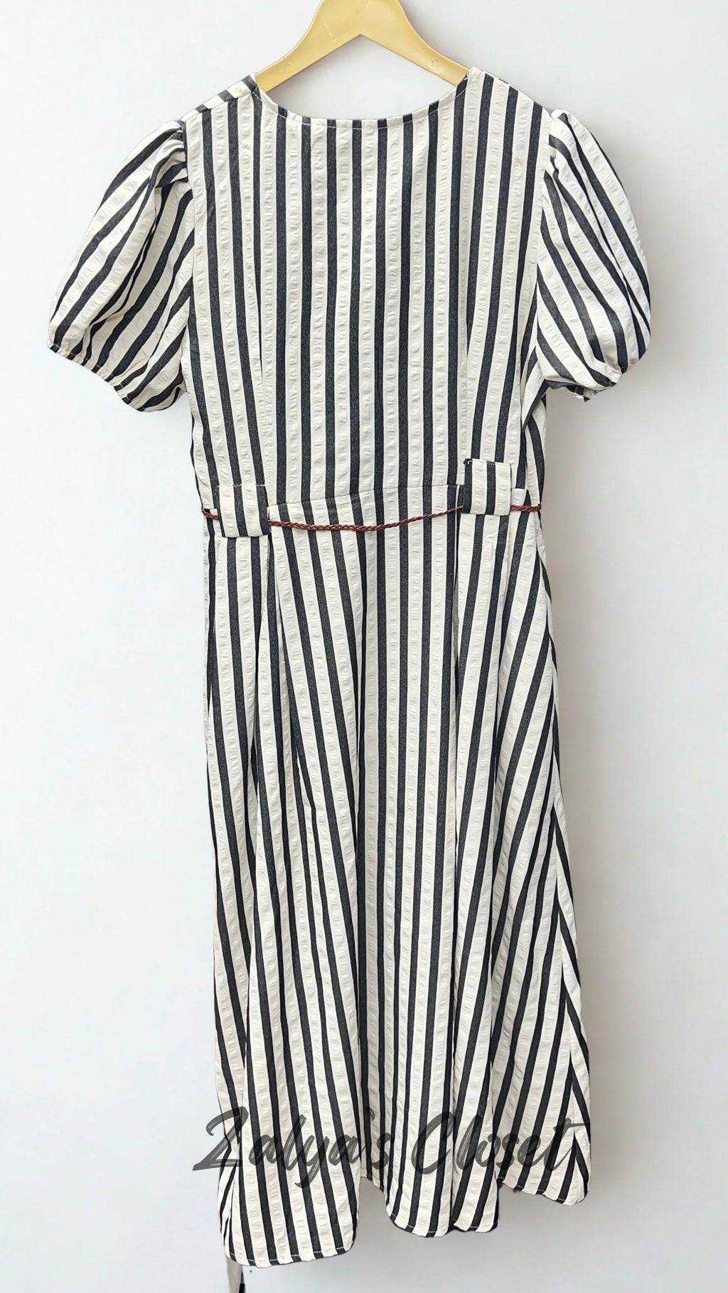 Imported Korean Striped Dress image 10