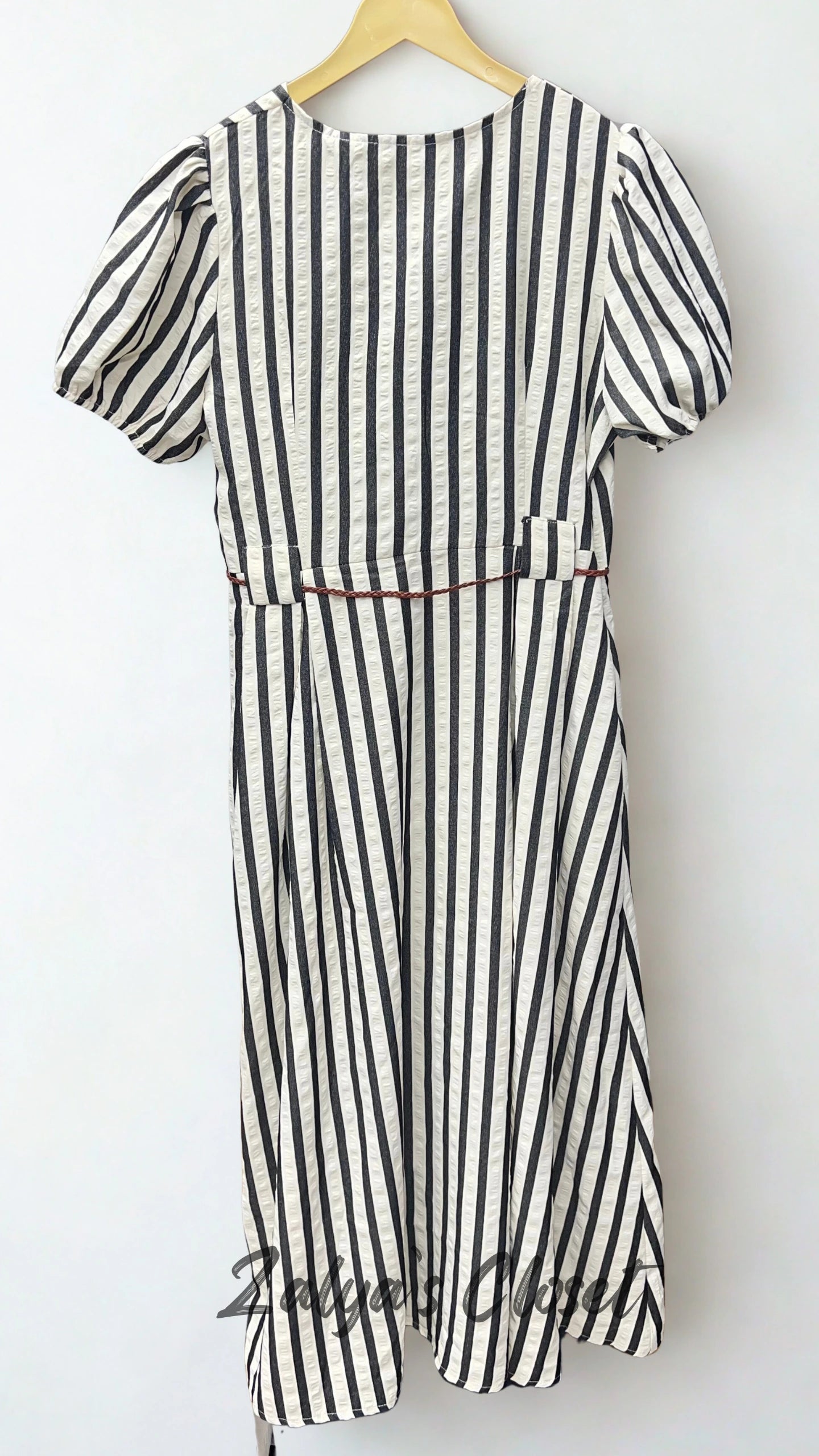 Imported Korean Striped Dress image 10
