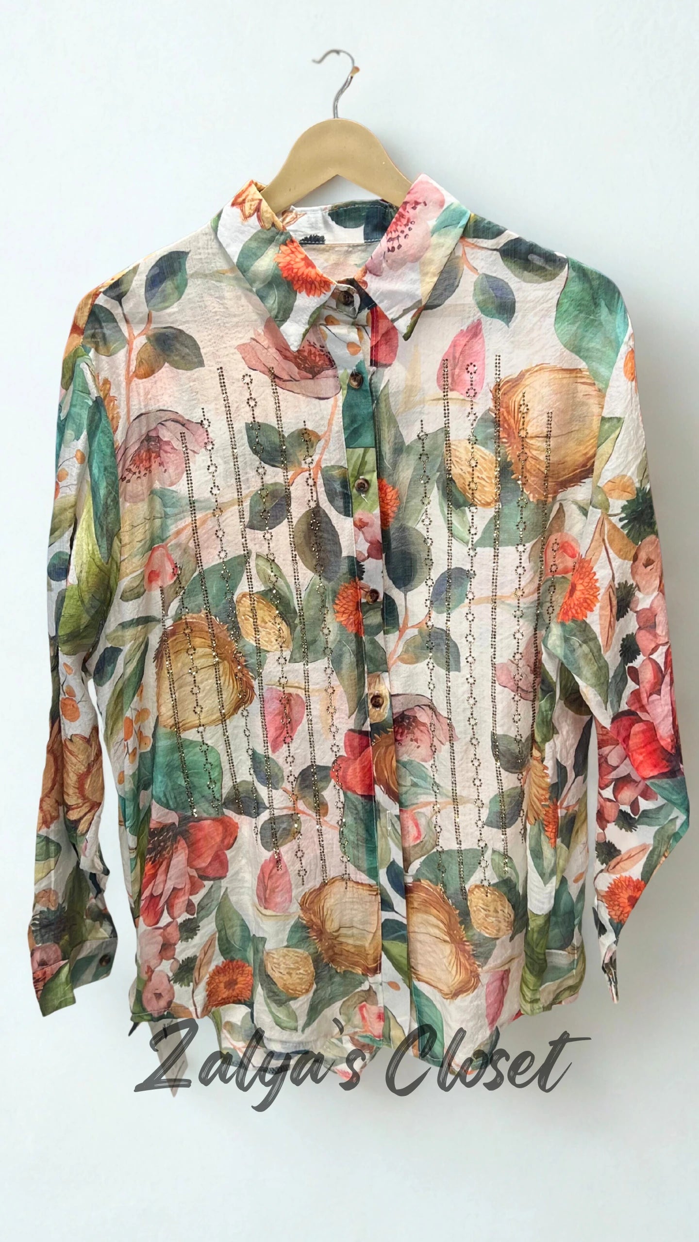 Imported Stone Work Shirt image 5