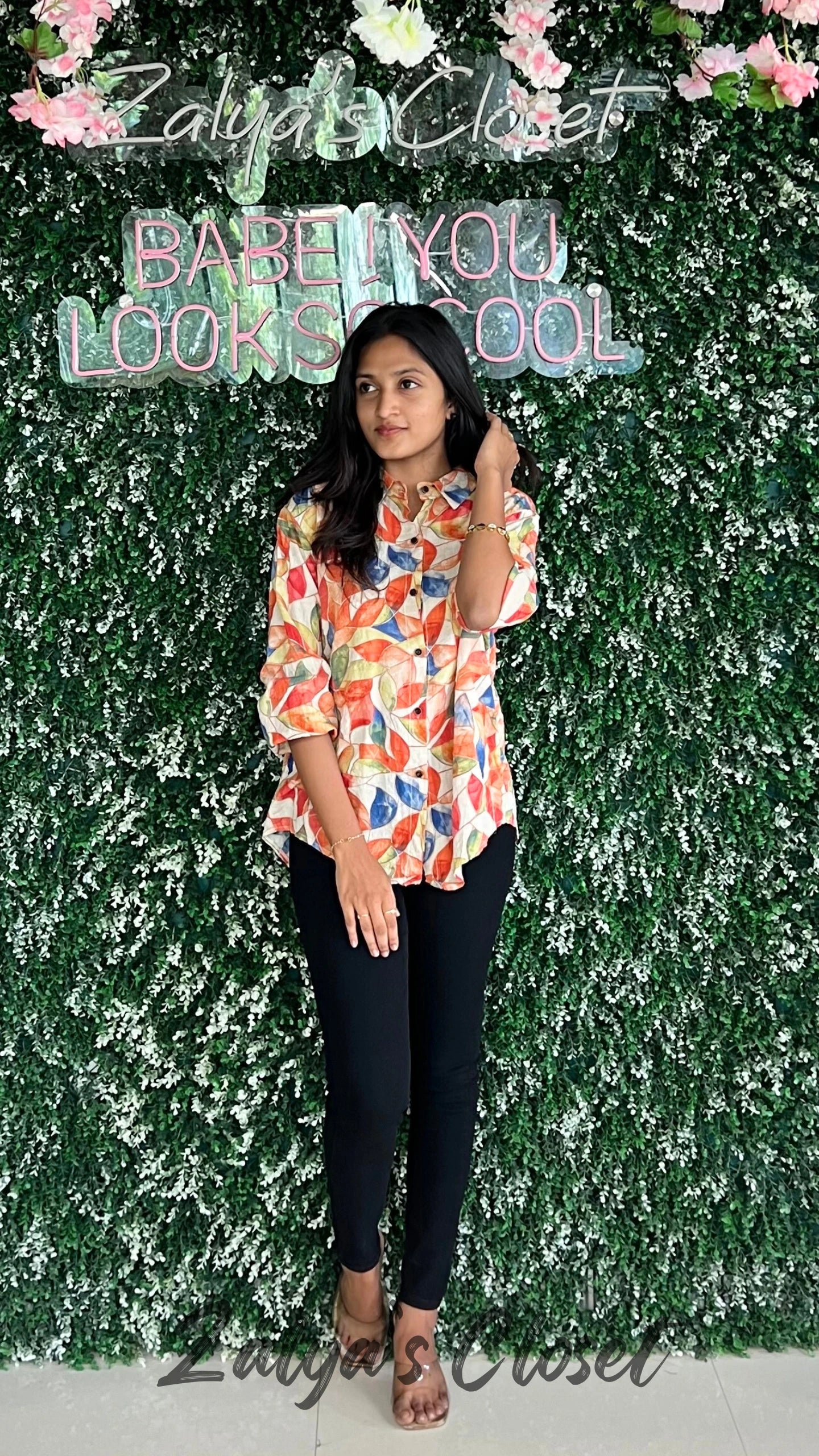 Imported Floral Printed Soft Shirts image 18