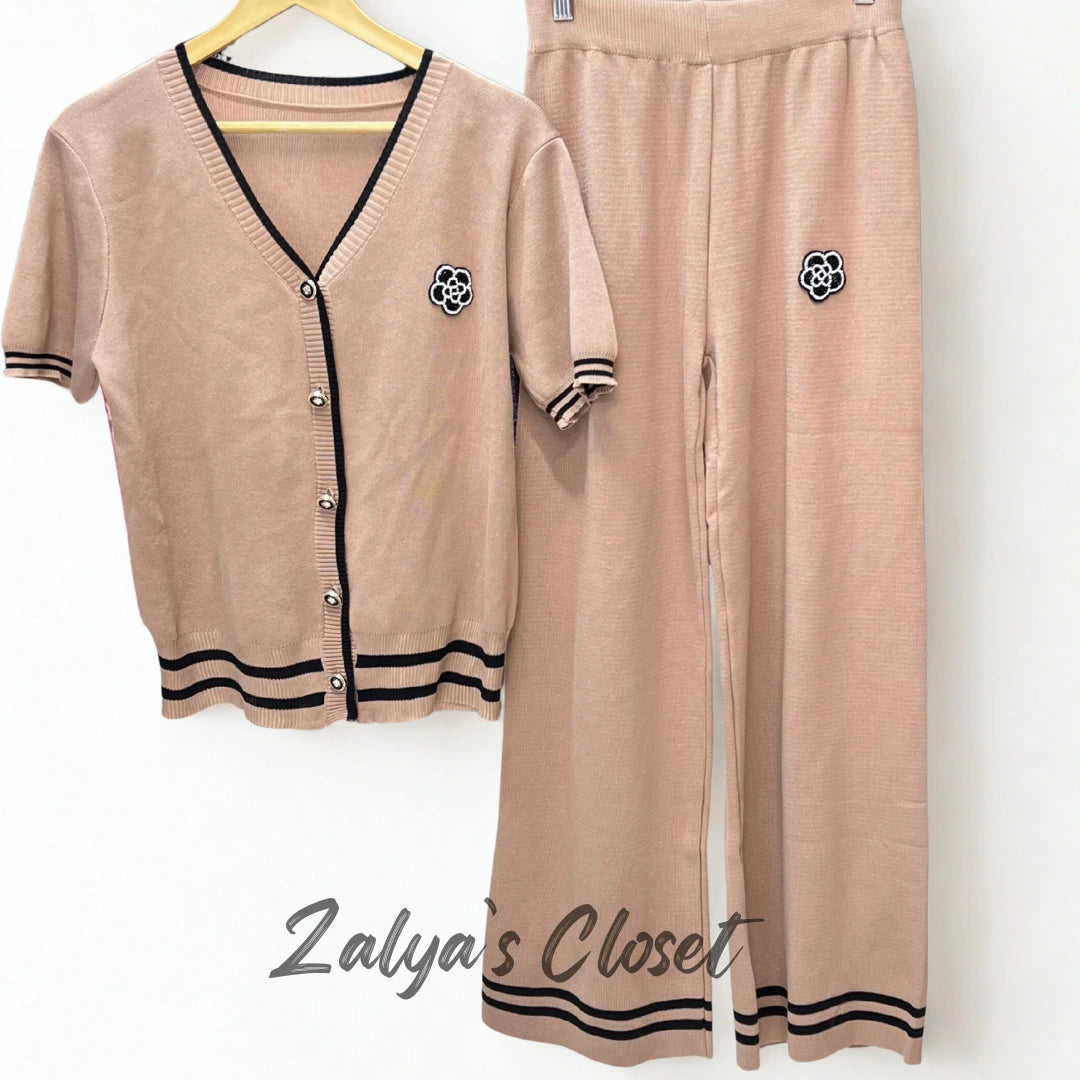 Imported Airport Look Co-ord Set with Bottom Striped image 5