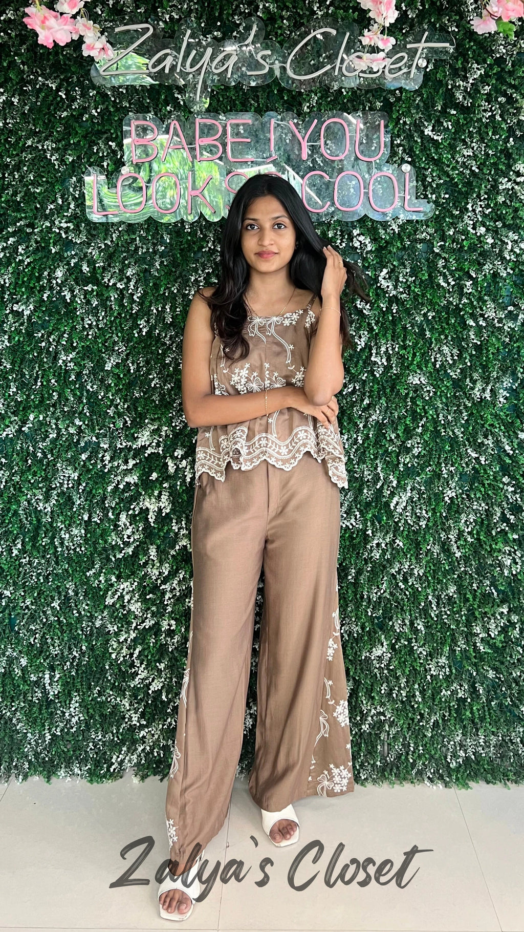 Top and Pant Side Printed Co-ord Set image 3