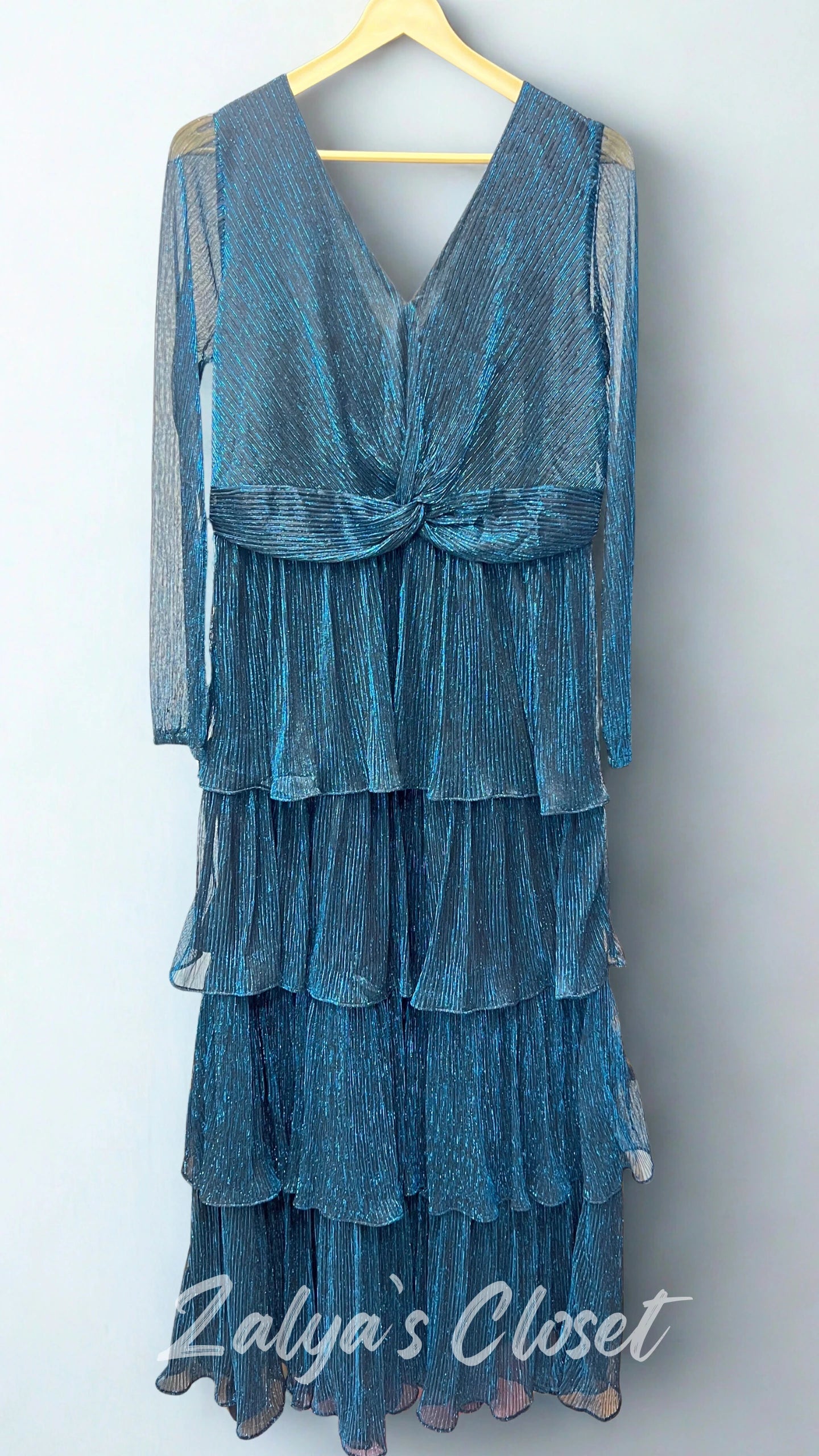 Tiered Party wear Gown image 8