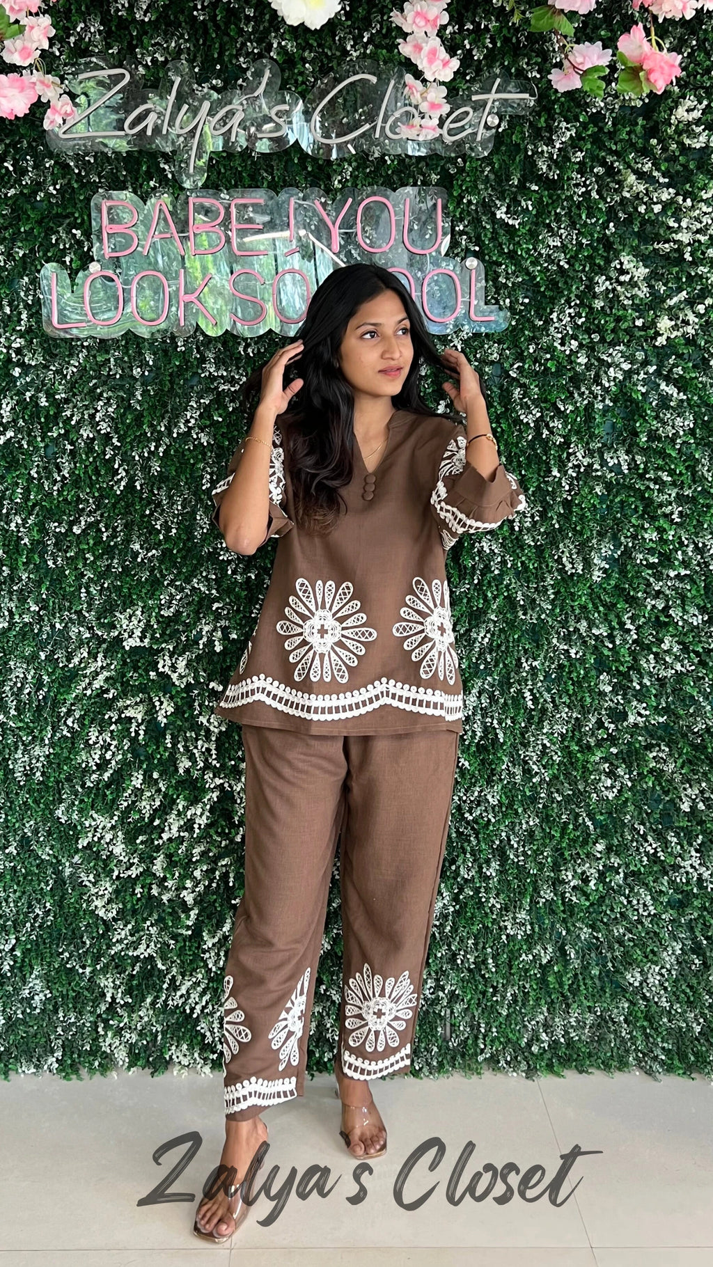 Cropped Pant and Top Co-ord Set image 4