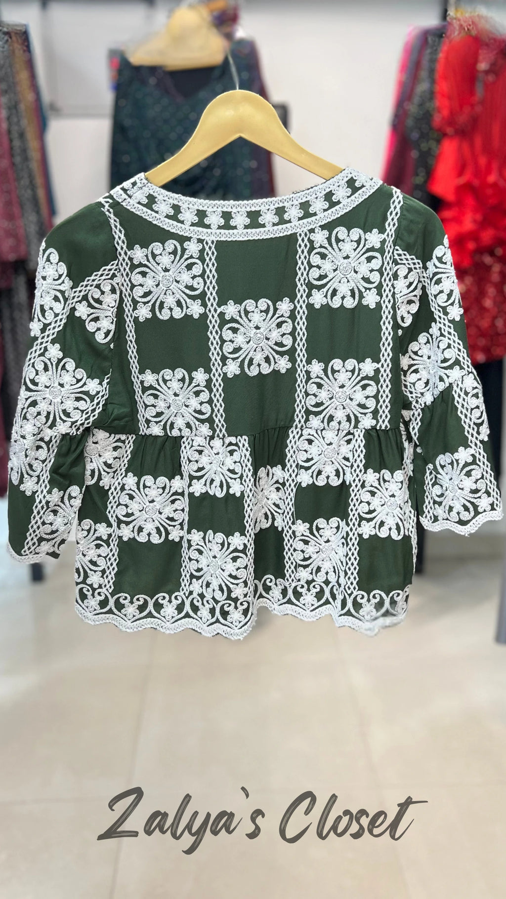 Top with Embroidered Detailing image 20