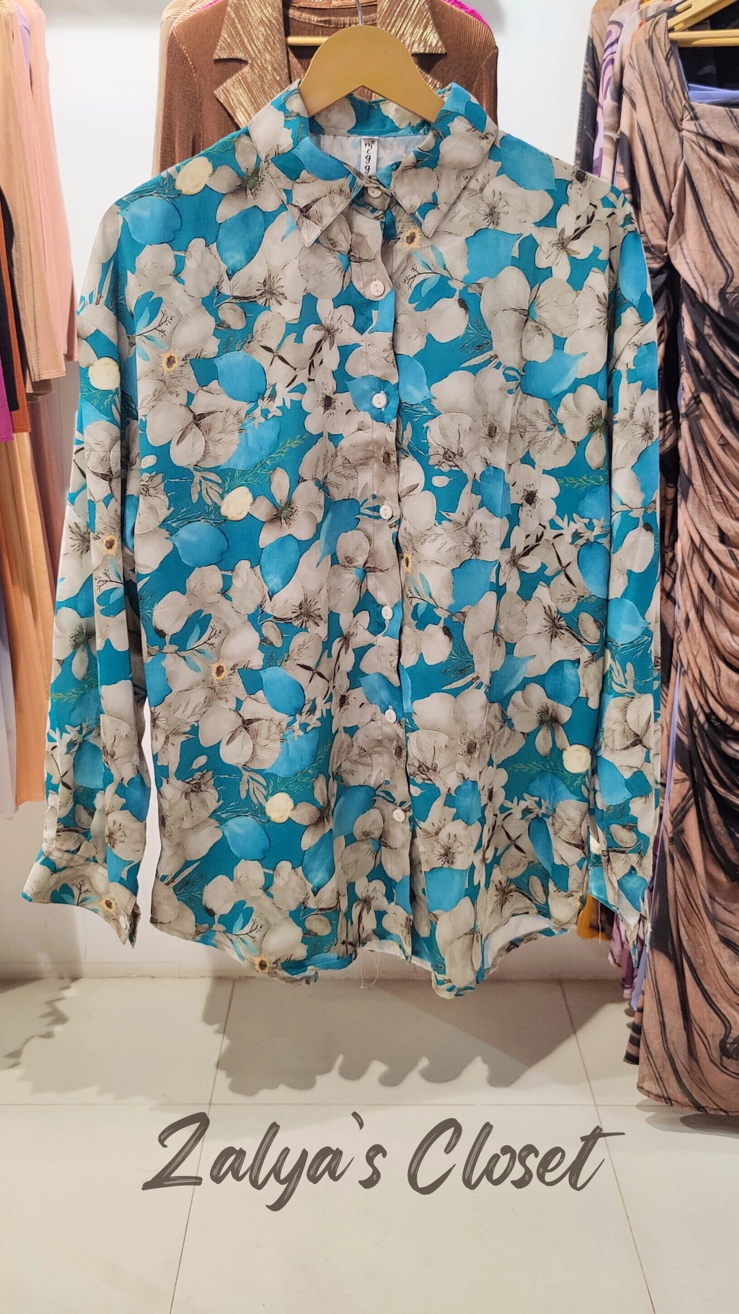 Printed Shirts - Light Blue image