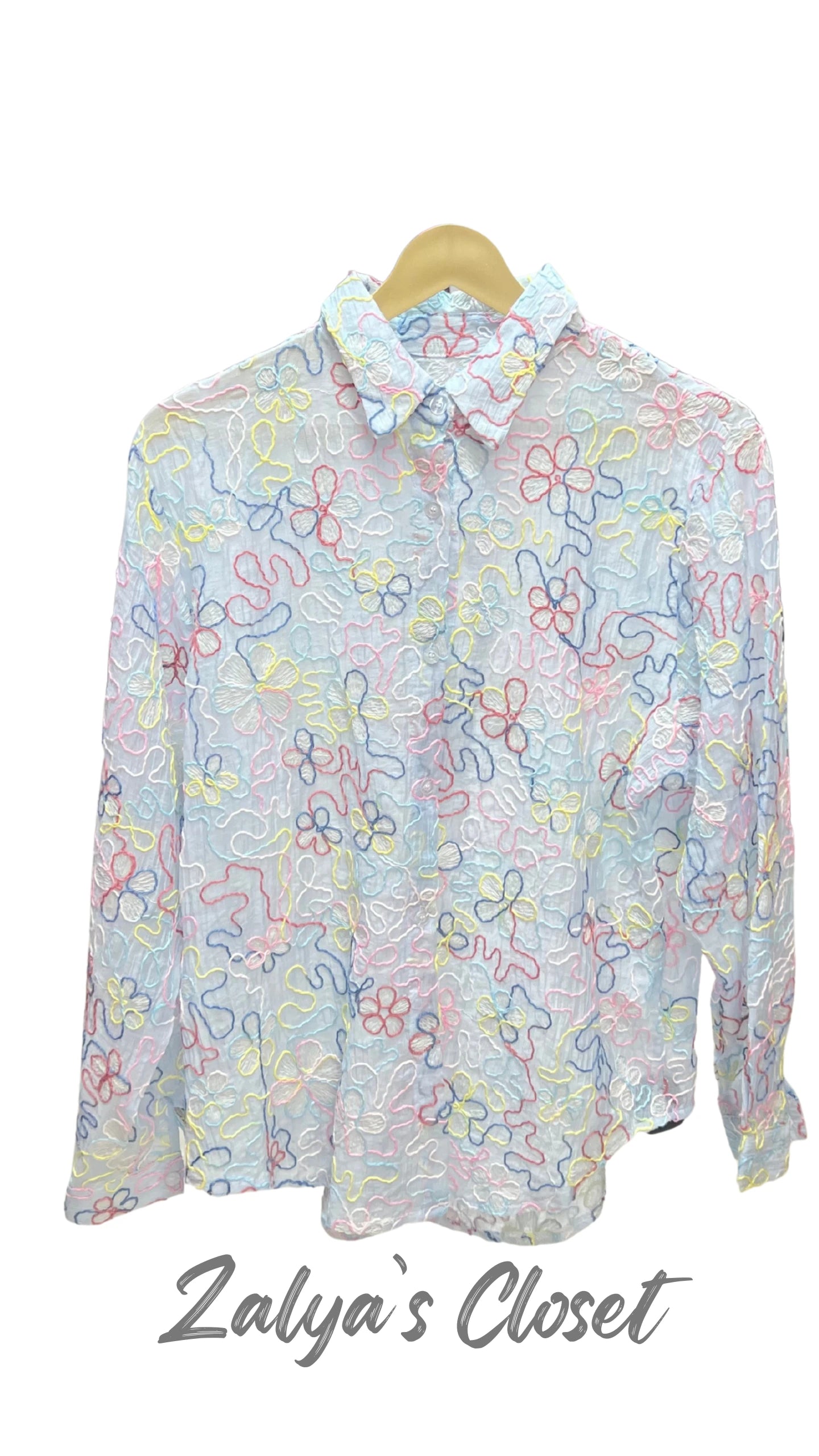 Imported Fully Embroidered shirts image 2
