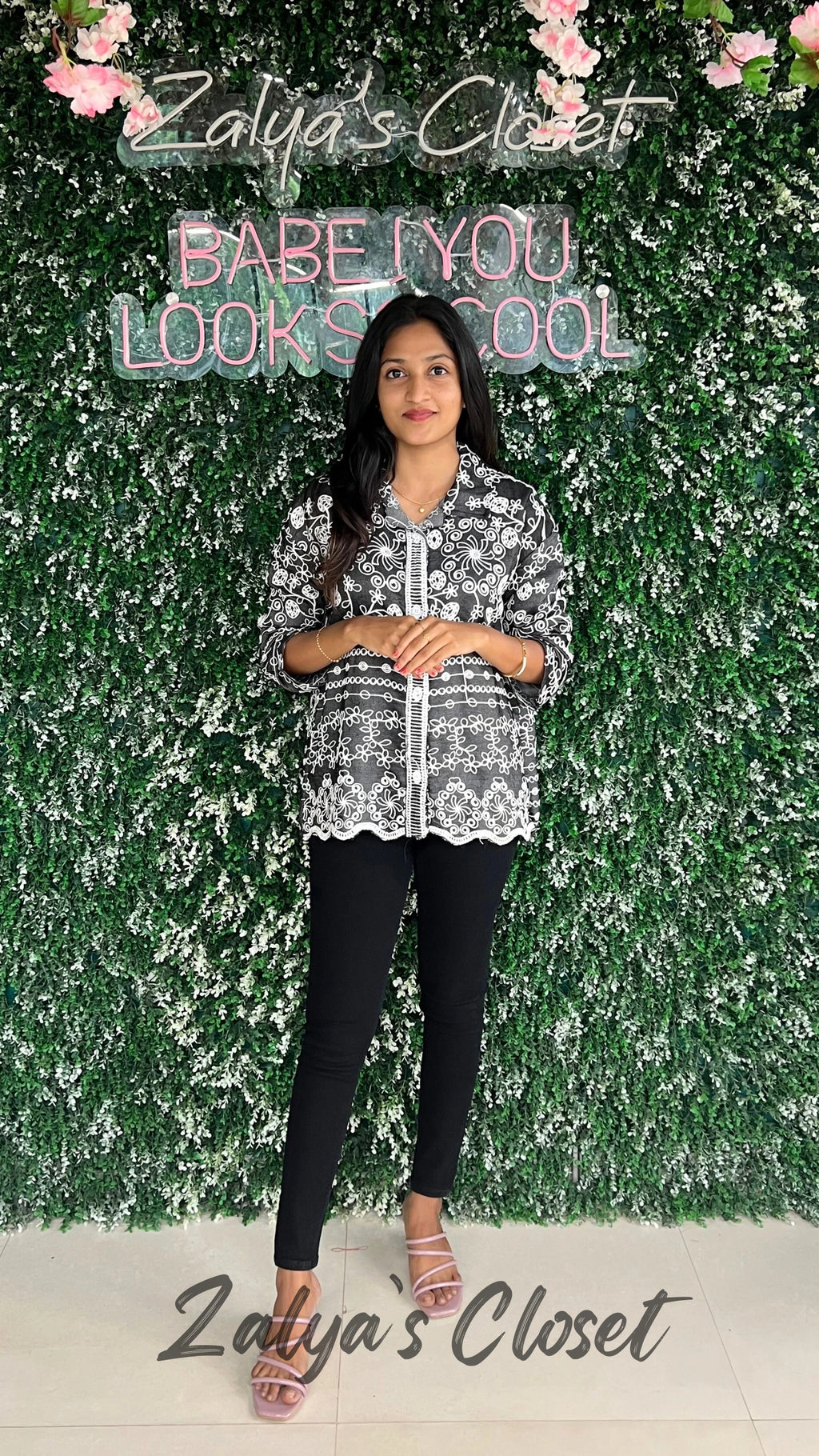 Fully Embroidered Shirt image 5