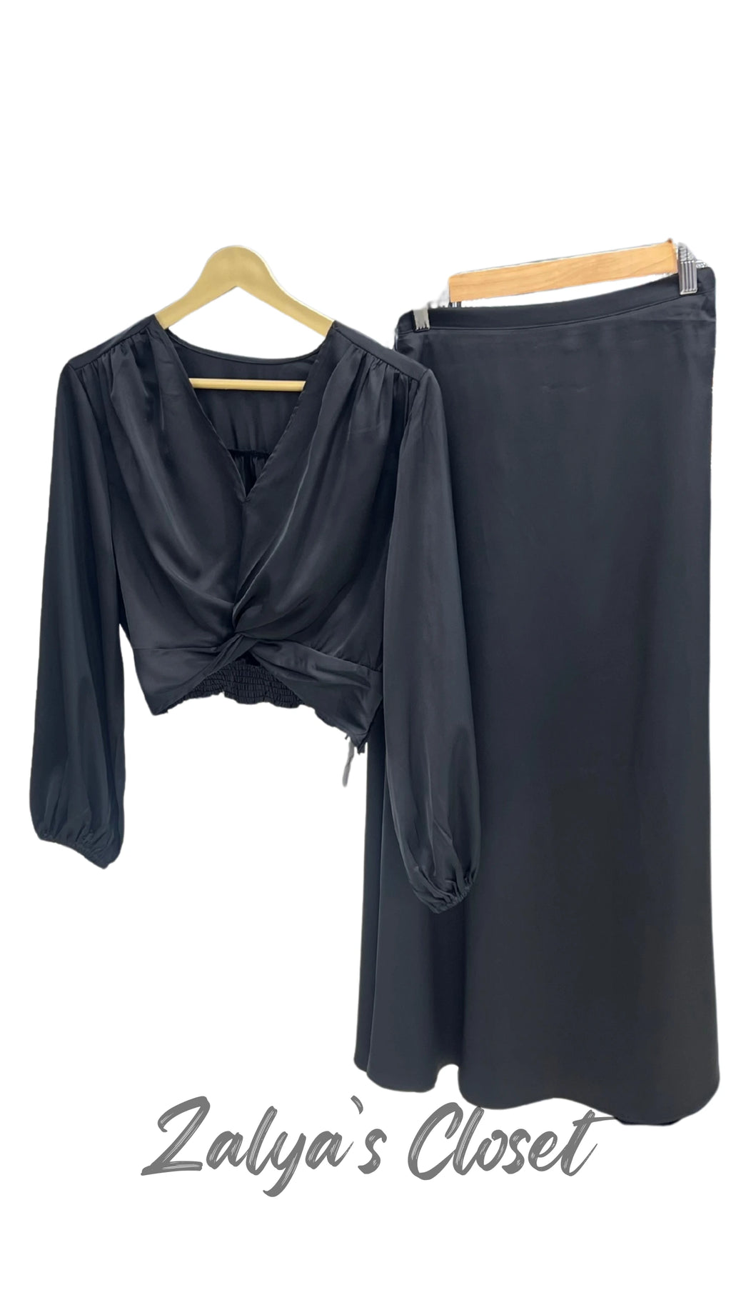 Satin co ord set imported image 0