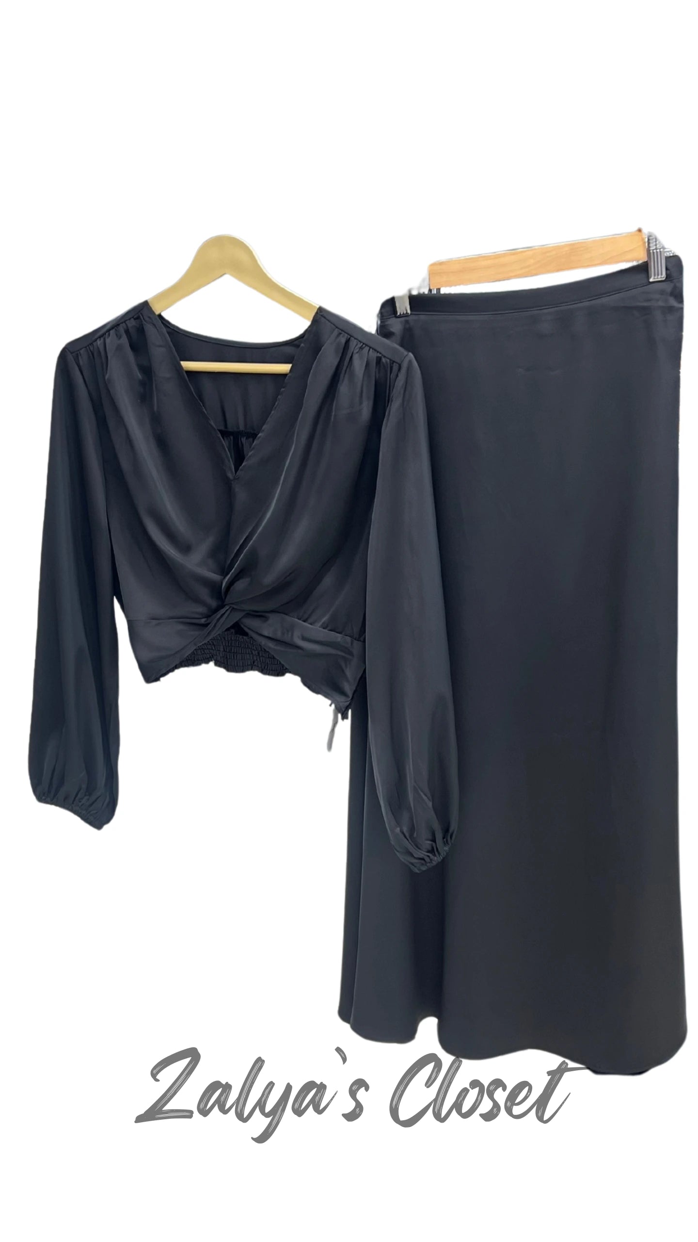 Satin co ord set imported image 0